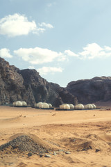 landscape in desert