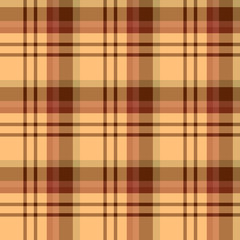 Seamless pattern in magnificent discreet dark red and beige colors for plaid, fabric, textile, clothes, tablecloth and other things. Vector image.