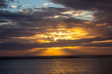 Ile maurice sunset