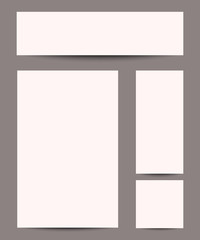 Social media ig instagram story frame set background template in creative Vector