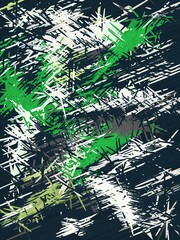 color geometric block pattern background polygonal style ,LED light color dot style graphic ,  paint like illustration background of spiral fractal geometric modern