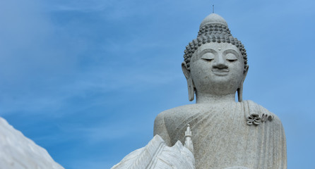 Fototapeta na wymiar The 45 meter tall Buddha of Phuket