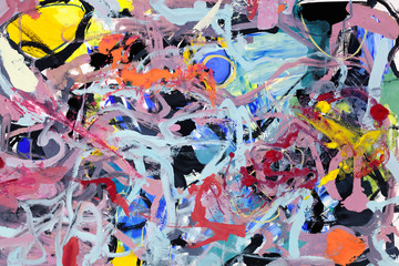 Abstract Action Painting 