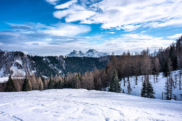 Trentino, panorama dolomitico nel Primiero