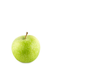 green apple fruit on white background fruit agriculture food isolated