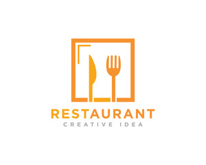 Restaurant Food Logo Design Vector
