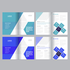 business bifold brochure template