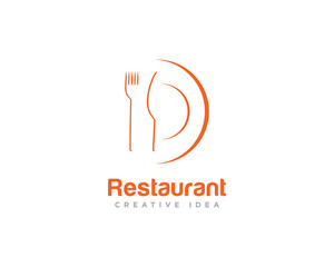 Restaurant Food Logo Design Vector