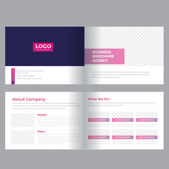 business bifold brochure template