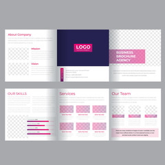Square Trifold Brochure Template