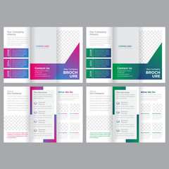 business trifold brochure template