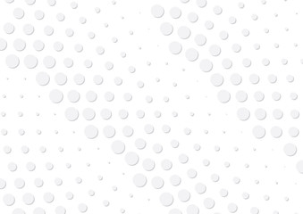 Abstract halftone dotted background. Futuristic grunge pattern, dot, circles, shadow.  Gray modern optical pop art texture for posters, sites, business cards, cover, labels mock-up, vintage stickers