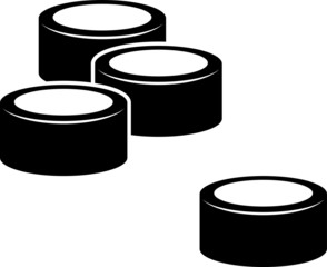 Rubber tips icon, Round Bottom Tips