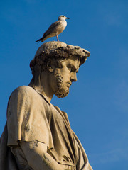 Italia, Toscana, la citt&agrave; di Livorno. Piazza della Repubblica, monumento a Leopoldo II.