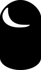 Rubber tips icon, Round Bottom Tips