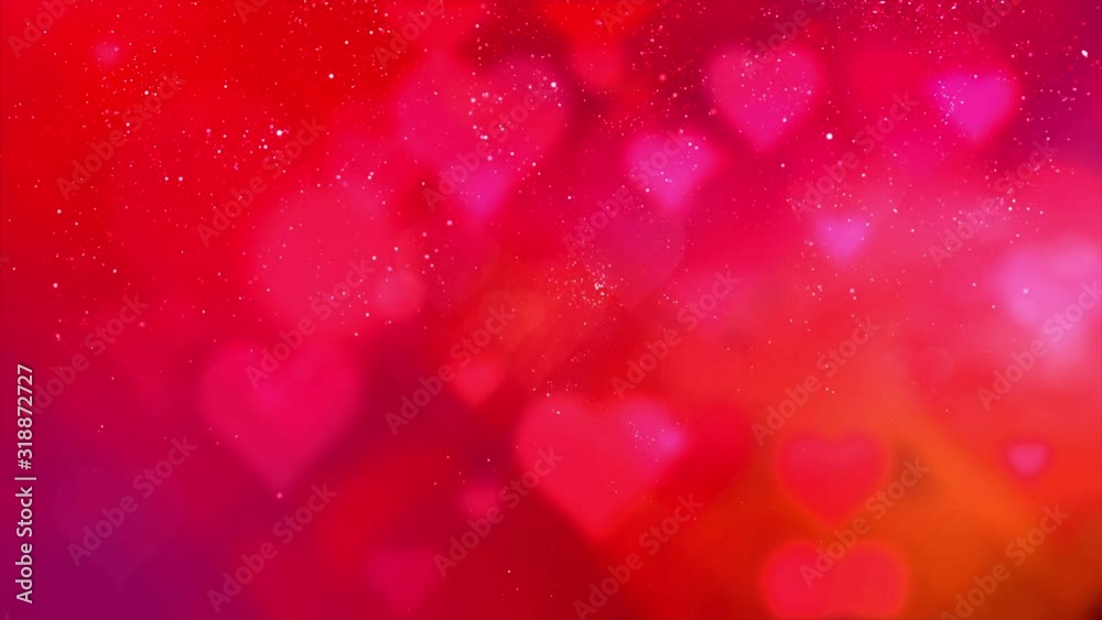 Aufkleber happy valentine theme decoration motion particles animation with drop down graphic icons associated 