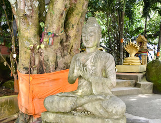 Buddhist statue at the Big Buddha in Phuket