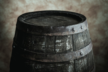 old barrel - desaturated style image