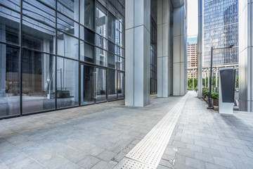 Obraz na płótnie Canvas modern office building outdoors in the downtown