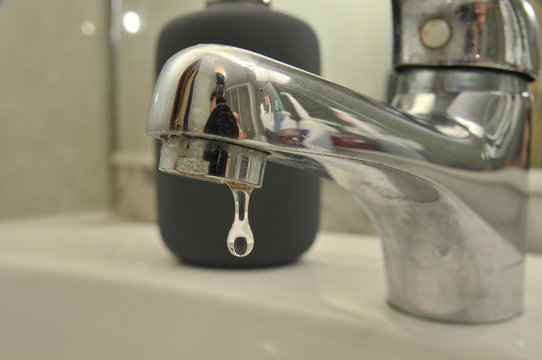 faucet in bathroom