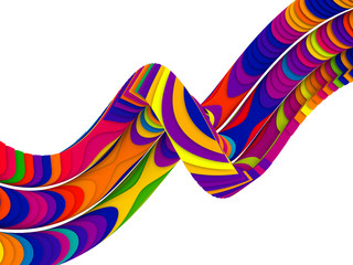 Colorful Digital Wave