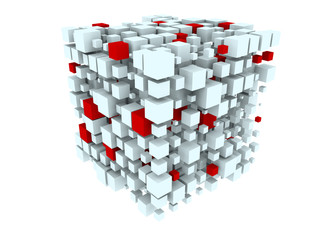 Fototapeta premium Digital Information Cube