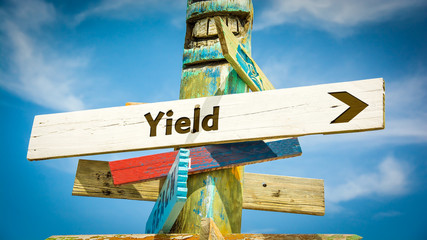 Street Sign to Yield