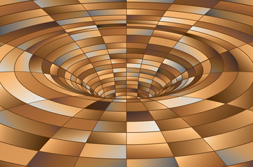 Naklejka premium Tunnel or wormhole