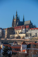 Obraz premium Prague castle with some rooftops