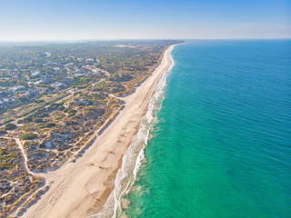 Fototapeta na wymiar Aerial View of City Beach in Perth