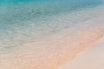Photo sur Plexiglas  Plage d'Elafonissi, Crète, Grèce Plage rose avec de l& 39 eau transparente en Grèce. Plage d& 39 Elafonissi, Crète Grèce