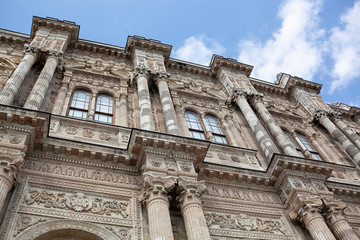 Fototapeta na wymiar Facade of the summer palace of the Turkish Sultan