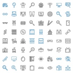view icons set