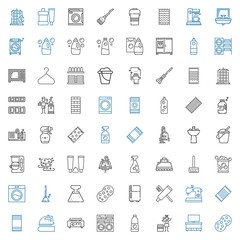 household icons set