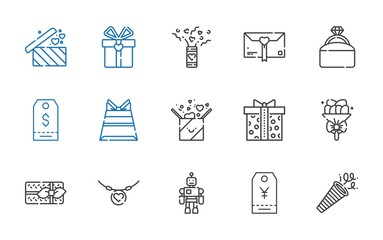 present icons set