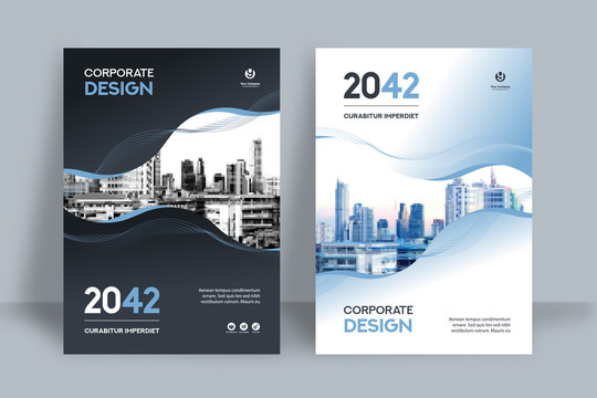 Corporate Book Cover Design Template in A4. Can be adapt to Brochure, Annual Report, Magazine,Poster, Business Presentation, Portfolio, Flyer, Banner, Website.
