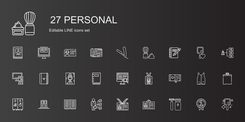 personal icons set