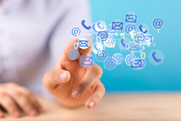 Mail Communication Connection message to mailing