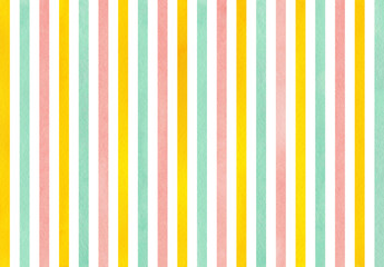 Obraz premium Watercolor striped background.