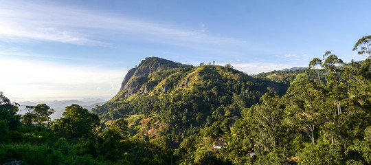 Fototapeta na wymiar Adam's Peak in Ella, Sri Lanka
