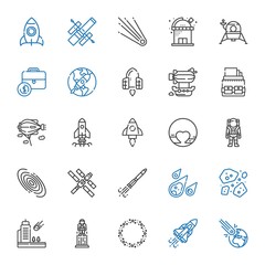 rocket icons set © NinjaStudio