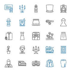 elegant icons set