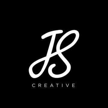 js logo design vector icon 