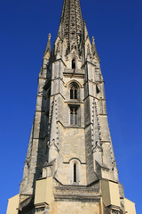 medieval saint-michel tower in bordeaux (france)