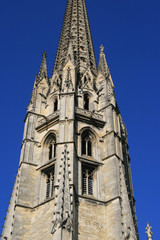 Fototapeta na wymiar medieval saint-michel tower in bordeaux (france)