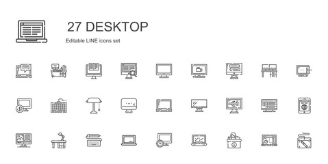 desktop icons set