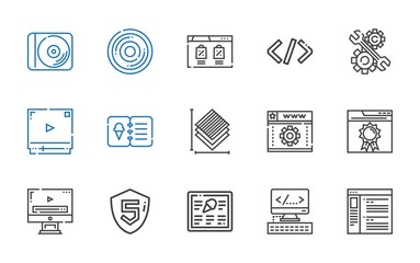 software icons set