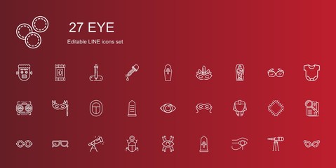 eye icons set