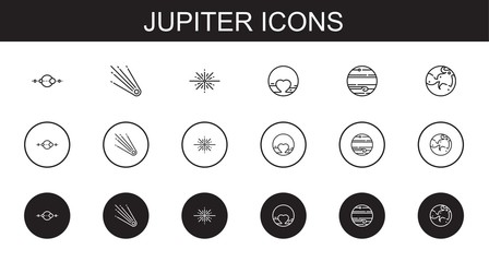jupiter icons set © NinjaStudio