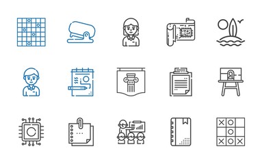board icons set
